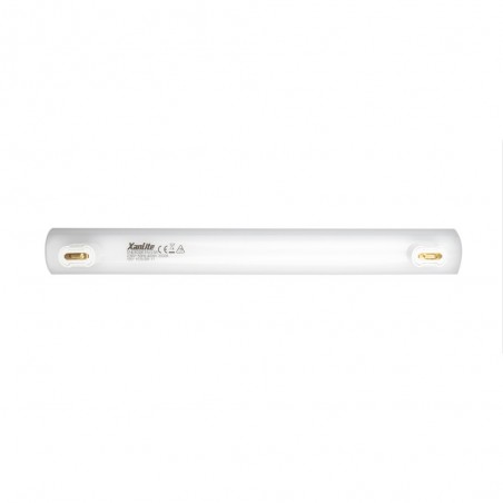 Tube LED S14, 5,5W .cons (35W .eq), lumière blanche chaude