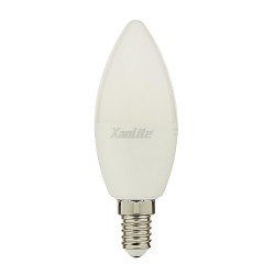 Ampoule LED flamme, culot E14, 6W cons. (40W eq.), lumière blanche neutre
