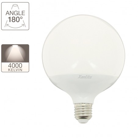 Ampoule LED Globe (B125), culot E27, 20W cons. (150W eq.), 2452 lumens, lumière blanc neutre