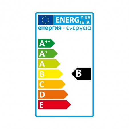 Ampoule LED déco 3D G125, culot E27, 3,8W cons. (N.A eq.), surface imprimée aspect flocons