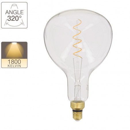 Ampoule LED Giant Fiole / Vintage, culot E27, 4W cons. (30W eq.), 323 lumens, lumière blanc chaud