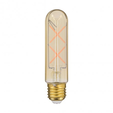 Ampoule LED (T125) Tube / Vintage au verre ambré, culot E27, 4W cons. (30W eq.), 323 lumens, lumière blanc chaud