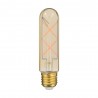 Ampoule LED (T125) Tube / Vintage au verre ambré, culot E27, 4W cons. (30W eq.), 323 lumens, lumière blanc chaud