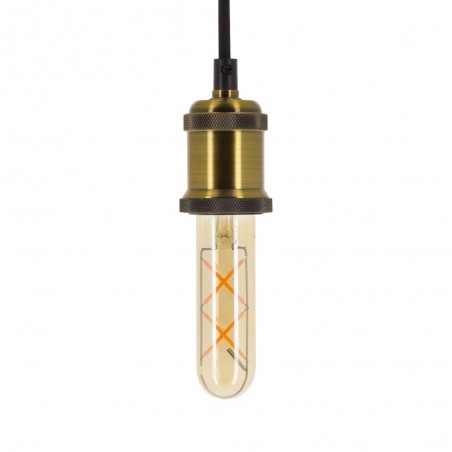 Ampoule LED (T125) Tube / Vintage au verre ambré, culot E27, 4W cons. (30W eq.), 323 lumens, lumière blanc chaud