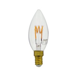 Ampoule LED  - culot E14 - vintage torsade