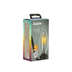 Ampoule LED Flamme / Vintage, culot E14, 4W cons. (18W eq.), 180 lumens, lumière blanc chaud