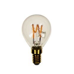 Ampoule LED P45 - culot E14 - vintage torsade