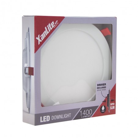 Spot encastrable LED Rond - Super Slim - cons. 18W - 1400 lumens - Blanc neutre