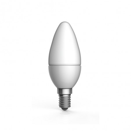 Ampoule LED flamme, culot E14, conso 2,5W (eq. 20W), blanc chaud (3000K)