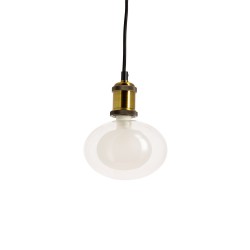 Ampoule LED déco, double verre, forme de flacon, culot E27, blanc neutre, forme allongée