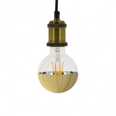 Ampoule LED G95, culot E27, 8W cons. (62W eq.), lumière blanc chaud