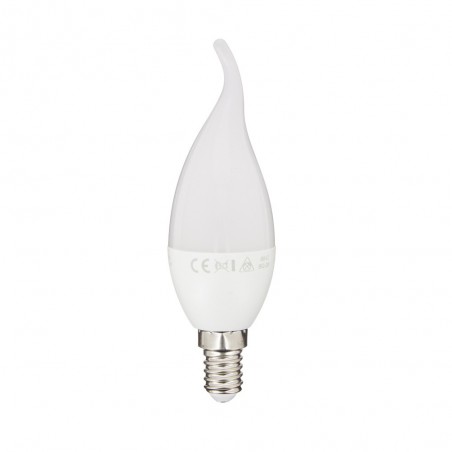 Ampoule LED (Flamme Coup de vent), culot E14, conso. 5,3W (eq. 40W), 470 lumens, blanc chaud