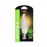 Ampoule LED (Flamme Coup de vent), culot E14, conso. 5,3W (eq. 40W), 470 lumens, blanc chaud