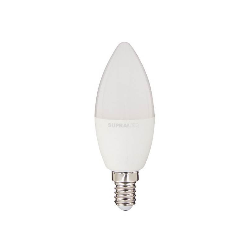 Pack de 3 Ampoules LED (Flamme), culot E14, conso. 6W (eq. 40W), 470 lumens, blanc neutre