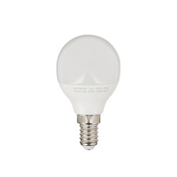 Pack de 3 Ampoules LED (P45), culot E14, conso. 5,3W (eq. 40W), 470 lumens, blanc chaud