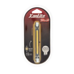 Ampoule LED Crayon, culot R7S, 10,5W cons. (65W eq.), lumière blanc chaud