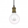 Ampoule Déco LED, Double verre Blanc, G125, culot E27, 3W cons. 2700K Blanc Chaud