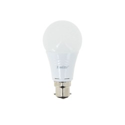 Lot de 10 Ampoules LED A60, culot B22, 10W cons. (60W eq.), lumière Blanc Chaud