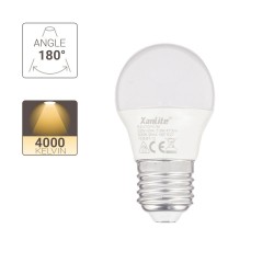 Ampoule LED P45, culot E27, 5,3W cons. (40W eq.), lumière blanc neutre