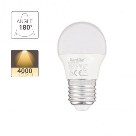 Ampoule LED P45 - culot E27 - classique