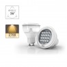 Ampoule LED spot, culot GU10, 4,5W cons. (35W eq), lumière blanc chaud