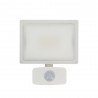 Projecteur LED Mural Blanc, Détecteur de Mouvement Inclus, 20 W, 1600 Lumens