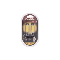 Pack de 2 ampoules RetroLED, culot G9, 3,7W cons. (450 lumens), lumière blanche chaud