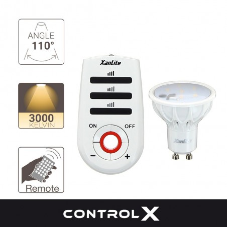 Ampoule LED control-X - culot GU10 - télécommande incluse