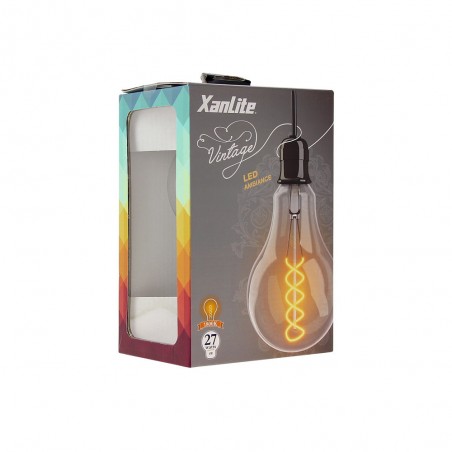 Ampoule LED géante, culot E27, 4W cons. (27W eq.), lumière blanc chaud