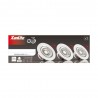 Pack de 3 spots à LED intégrés - 345 lumens