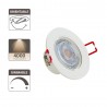 Pack de 3 spots à LED intégrés - 345 lumens - dimmable