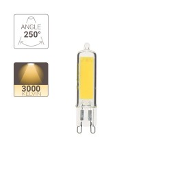 Ampoule RetroLED, culot G9, 3,7W cons. (420 lumens), lumière blanche chaud