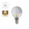 Ampoule LED (P45) Silver, culot E14, 3,8W cons. (30W eq.), 350 lumens, lumière blanc chaud