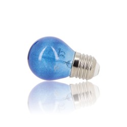 Ampoule LED P45 - culot E27 - éclairage bleu