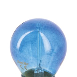 Ampoule LED P45 - culot E27 - éclairage bleu