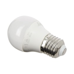 Ampoule LED P45, culot E27, 6 cons. (40W eq.), lumière blanc chaud