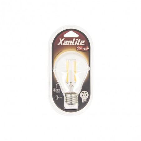 Ampoule à filament LED A65, culot E27, 7,8W cons. (75W eq.), lumière blanc chaud