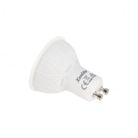 Ampoule LED spot, culot GU10, 5,5W cons. (35W eq.), lumière blanc chaud, 150 lumen en autonome