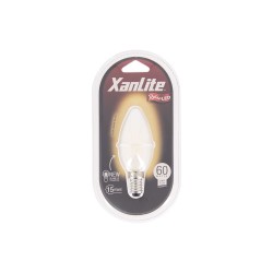 Ampoule LED Filament B35, culot E14, 6,5W cons. (60W eq.), 2700K Blanc Chaud