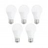 Lot de x5 ampoule LED A60, culot E27, blanc neutre