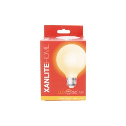 Ampoule LED G80 Opaque, culot E27, conso. 8,5W, 806 Lumens, Blanc chaud