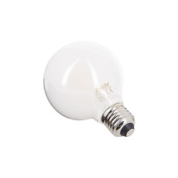 Ampoule LED G80 Opaque, culot E27, conso. 8,5W, 806 Lumens, Blanc chaud