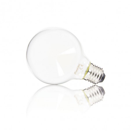 Ampoule LED G80 Opaque, culot E27, conso. 6,5W, 806 Lumens, Blanc neutre