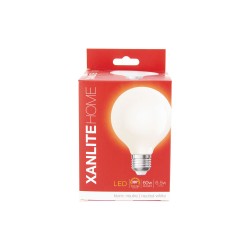 Ampoule LED G80 Opaque, culot E27, conso. 6,5W, 806 Lumens, Blanc neutre